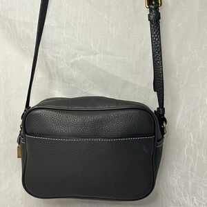 J Crew Leather Crossbody Bag with Lock and Keys